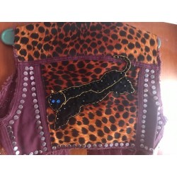 CHALECO BORDO C/ANIMAL PRINT